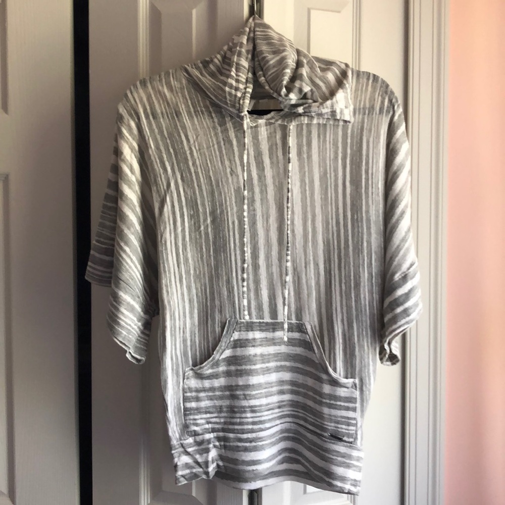 Striped Light Poncho